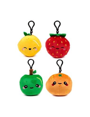 KAWAII - Fruits - 24 Porte-clés Peluche 'Mini...
