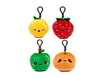 KAWAII - Fruits - 24 Porte-clés Peluche 'Mini Squidglys'