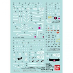 GUNDAM - RG 1/144 Decal 119 The Origin - Model Kit