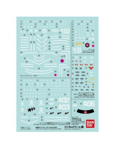 GUNDAM - RG 1/144 Decal 119 The Origin - Model Kit