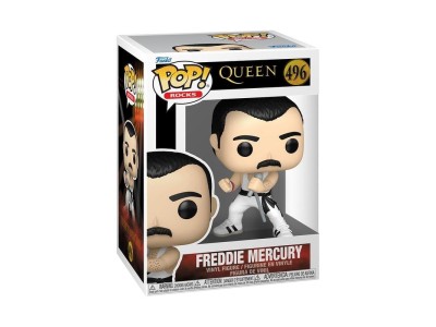 QUEEN - POP Rocks N° 496 - Freddy Mercury (White Singlet)