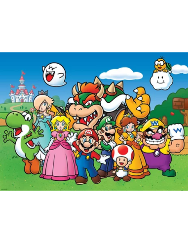 NINTENDO - Super Mario Fun - Puzzle 100P XXL