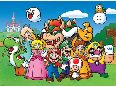 NINTENDO - Super Mario Fun - Puzzle 100P XXL