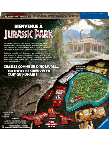 JURASSIC PARK - Jeu de Plateau Danger 'Vers. FR'