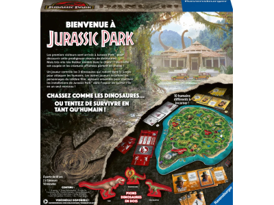 JURASSIC PARK - Jeu de Plateau Danger 'Vers. FR'