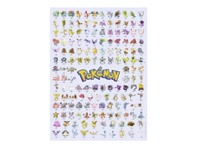 POKEMON - Puzzle 500 Pces - Pokedex Première Génération