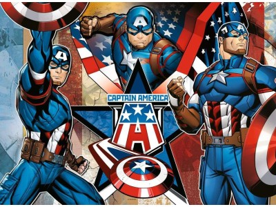 MARVEL - Captain America - Puzzle 100P XXL