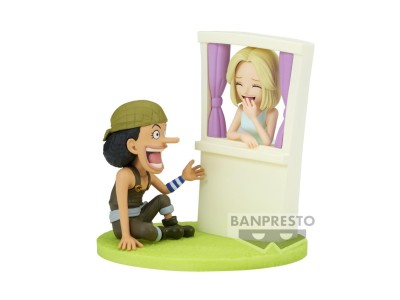 ONE PIECE - Usopp & Kaya - Figurine WCF-Log Stories 7cm