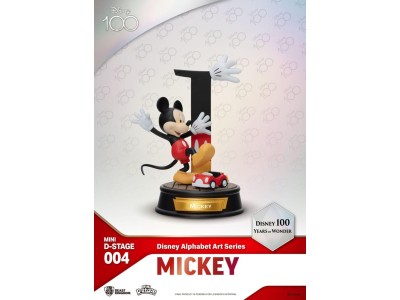DISNEY 100TH - Disney Alphabet Art - Pack 6 Diorama Stage 10cm