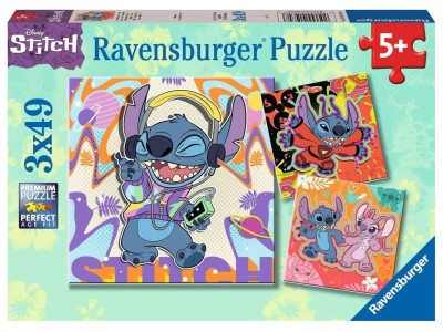 LILO & STITCH - Jouer toute la journée - 3 Puzzle 49P