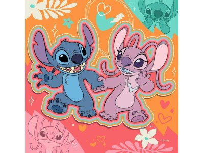 LILO & STITCH - Jouer toute la journée - 3 Puzzle 49P