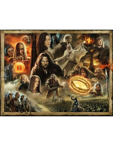 LE SEIGNEUR DES ANNEAUX - Puzzle 2000P - Les...