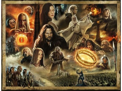 LE SEIGNEUR DES ANNEAUX - Puzzle 2000P - Les deux Tours
