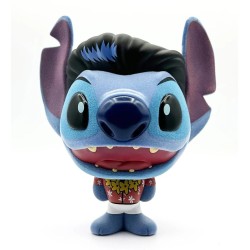 STITCH - Elvis Hawai - Figurine Bhunny Flocked Vinyl - 10cm