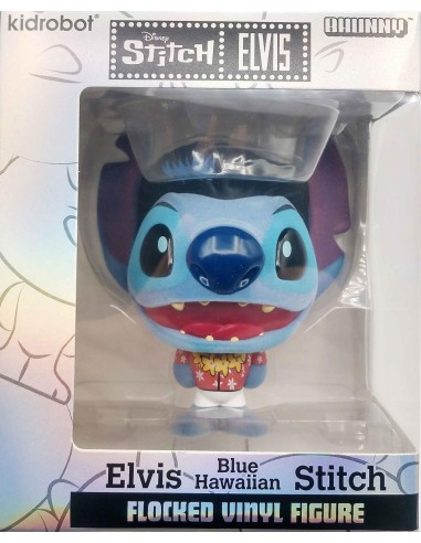 STITCH - Elvis Hawai - Figurine Bhunny Flocked...