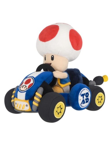 MARIO KART WORLD - Toad - Peluche 22cm
