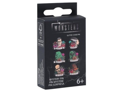 UNIVERSAL MONSTERS - Floral Tattoos - Funko Blind Box Enamel Pins