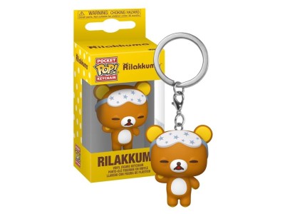 RILAKKUMA - Pocket Pop Keychain - Rilakkuma Sleepy