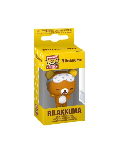 RILAKKUMA - Pocket Pop Keychain - Rilakkuma Sleepy