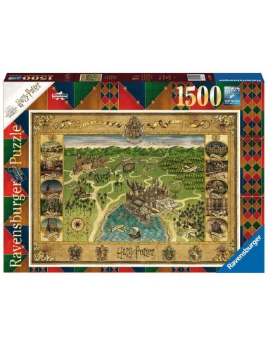HARRY POTTER - Carte de Poudlard - Puzzle 1500P
