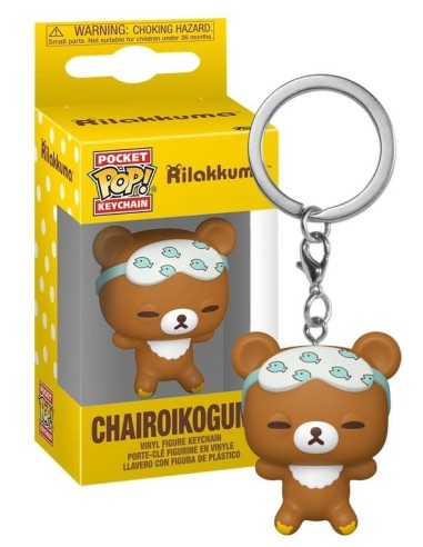 RILAKKUMA - Pocket Pop Keychain - Chairoikoguma...