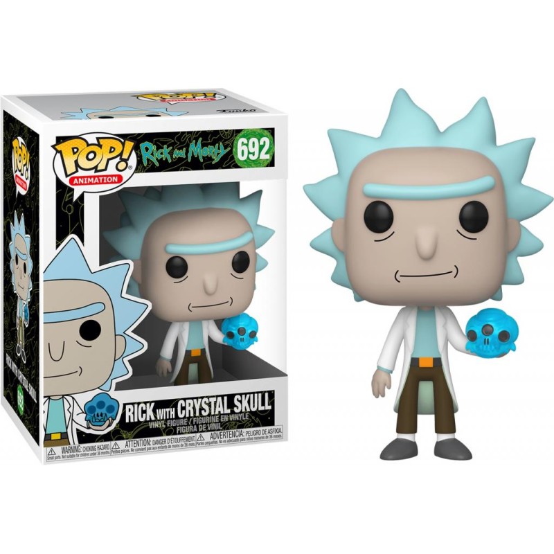 RICK & MORTY - POP NÂ° 692 - Rick w/Crystal Skull