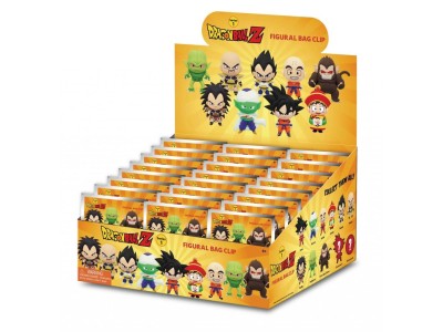 DRAGON BALL Z - Series 1 - 3D Foam Bag Clip (Display 24 Pcs)