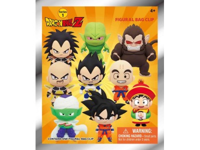DRAGON BALL Z - Series 1 - 3D Foam Bag Clip (Display 24 Pcs)