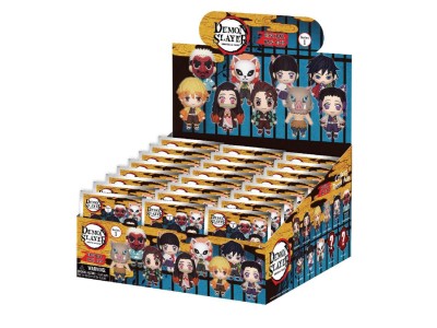 DEMON SLAYER - Series 1 - 3D Foam Bag Clip (Display 24 Pcs)
