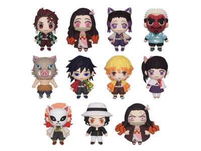 DEMON SLAYER - Series 1 - 3D Foam Bag Clip (Display 24 Pcs)