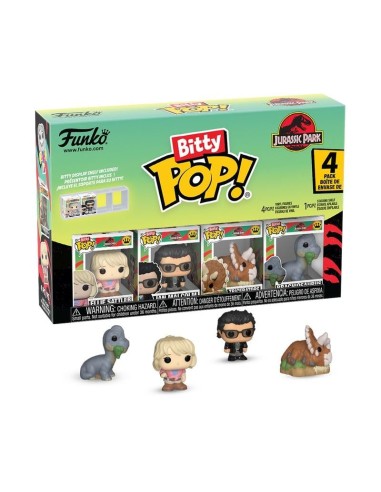 JURASSIC PARK - Bitty Pop 4 Pack 2.5cm -...