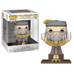 HARRY POTTER 3 - POP Deluxe N° 172 - Dumbledore avec Podium