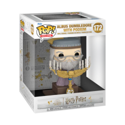 HARRY POTTER 3 - POP Deluxe N° 172 - Dumbledore avec Podium 2