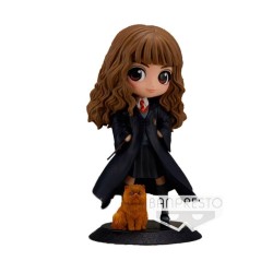 HARRY POTTER - Q Posket Hermione w/Crookshanks - 14cm