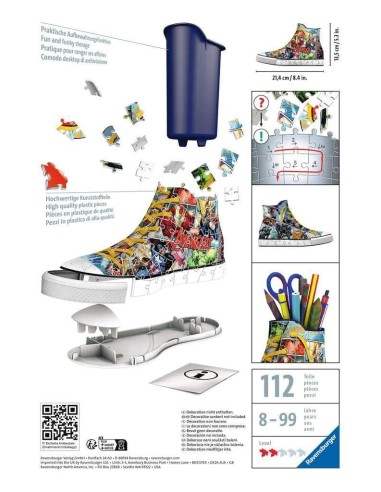 AVENGERS - Puzzle 3D - Sneaker 108p