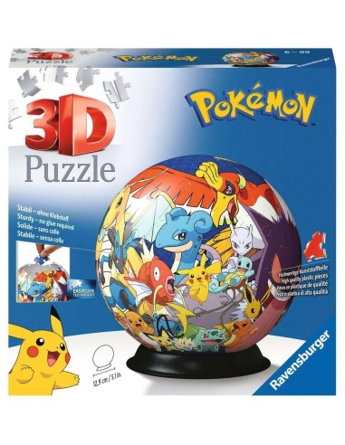 POKEMON - Puzzle 3D - Rond 72p