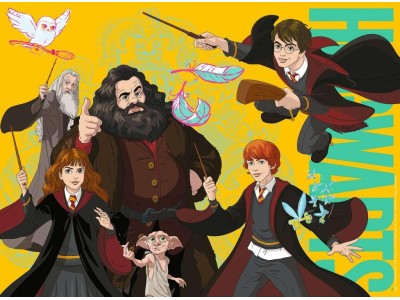 HARRY POTTER - Harry Potter et les autres sorciers - Puzzle 100P XXL