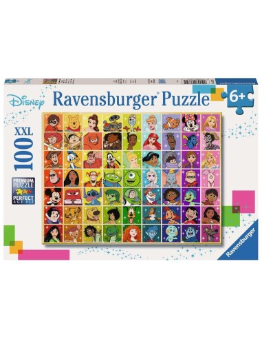 DISNEY - La palette de couleurs - Puzzle 100P XXL