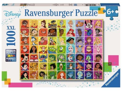 DISNEY - La palette de couleurs - Puzzle 100P XXL