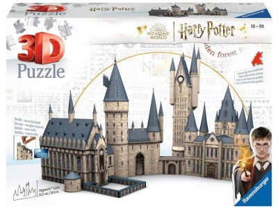 HARRY POTTER -Puzzle 3D -Poudlard Grande Salla + Tour astronomie 1000p