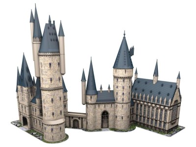 HARRY POTTER -Puzzle 3D -Poudlard Grande Salla + Tour astronomie 1000p