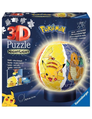 POKEMON - Puzzle 3D - Illuminé 72p