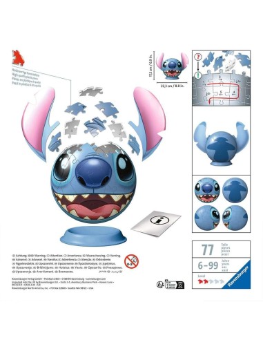 DISNEY - Puzzle 3D - Stitch 77p
