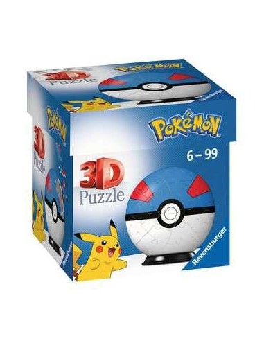POKEMON - Puzzle 3D - Super Ball 54p