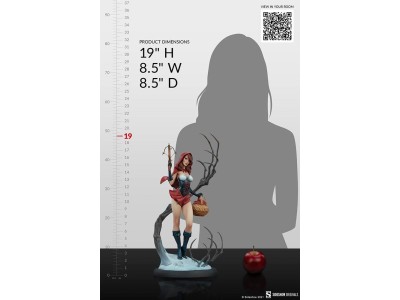 FAIRYTALE FANTASIES - Chaperon Rouge - Statuette '48x22x22cm'