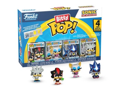 SONIC - Bitty Pop 4 Pack 2.5cm - Shadow