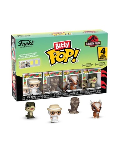 JURASSIC PARK - Bitty Pop 4 Pack 2.5cm - Raptor