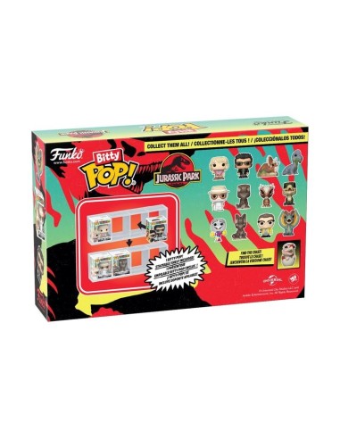 JURASSIC PARK - Bitty Pop 4 Pack 2.5cm - Raptor