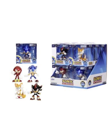 SONIC - Display de Figurines 6cm - 4 Modèles -...