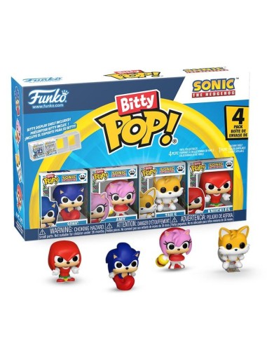 SONIC - Bitty Pop 4 Pack 2.5cm - Sonic